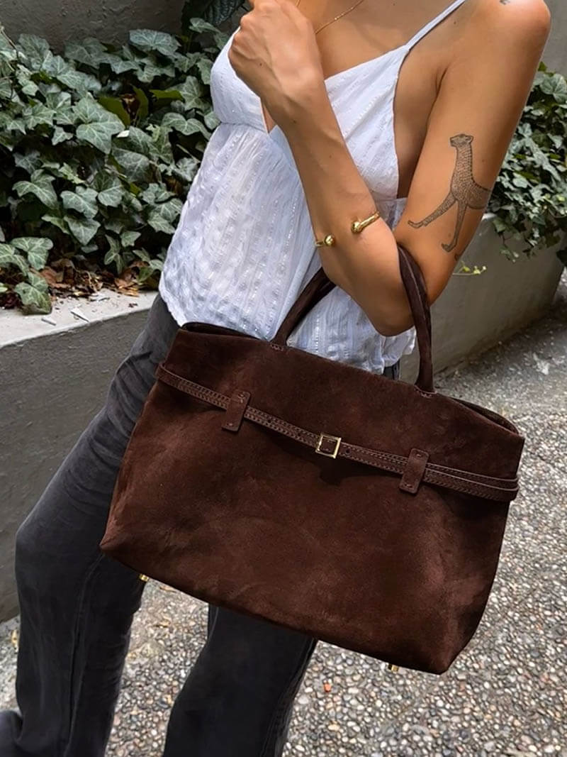 The Dalila Suede Bag