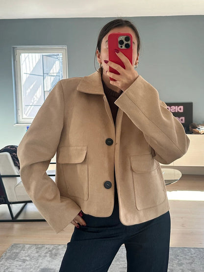 The Marissa Faux Suede Jacket